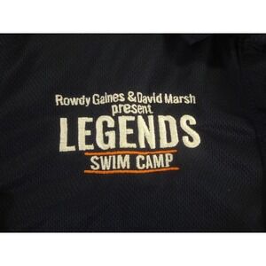 Rowdy Gaines David marsh LEGENDS swim camp Pinch a penny event womens L shirt